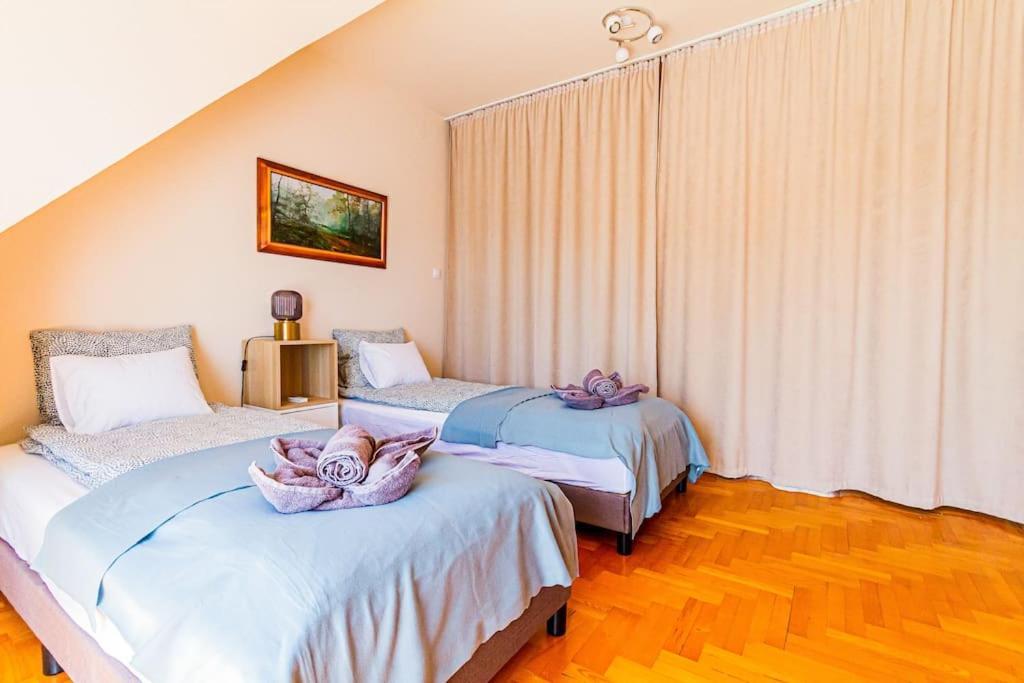Roomy Apartment 80Sqm At City Center Free Parking Space, Ac & Balcony Boedapest Buitenkant foto